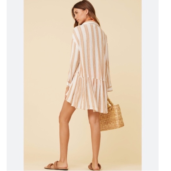 NWT Surf Gypsy Sandy Stripe Dress Size Small - Picture 2 of 10